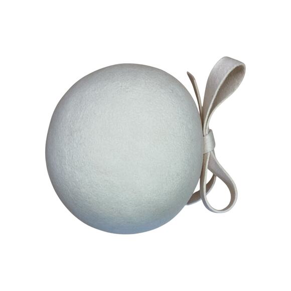 1980s Mr. John Creme Cloche Hat Sculptural Bow Vintage Millinery main image 9
